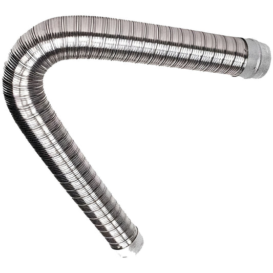 4'' x 60'' PelletVent Pro Flexible Pellet Stove Chimney Pipe - 4PVP-60F