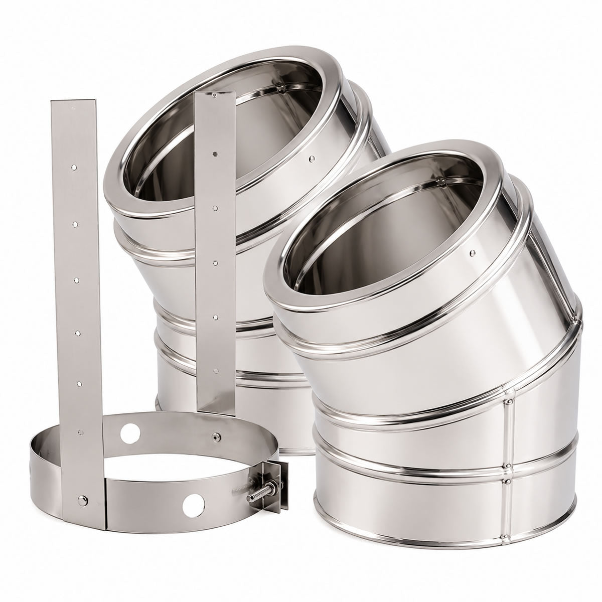 6" DuraTech 30 Degree Stainless Steel Elbow Kit - 6DT-E30KSS