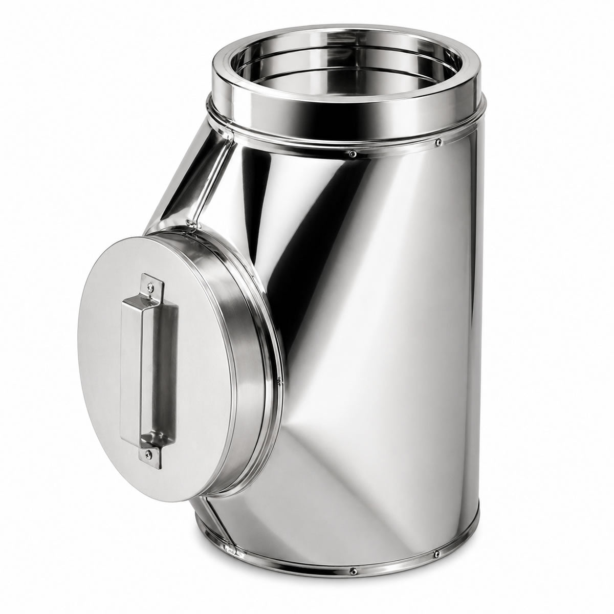 DuraTech 6'' Stainless Steel Standard Tee with Cap - 9475SS