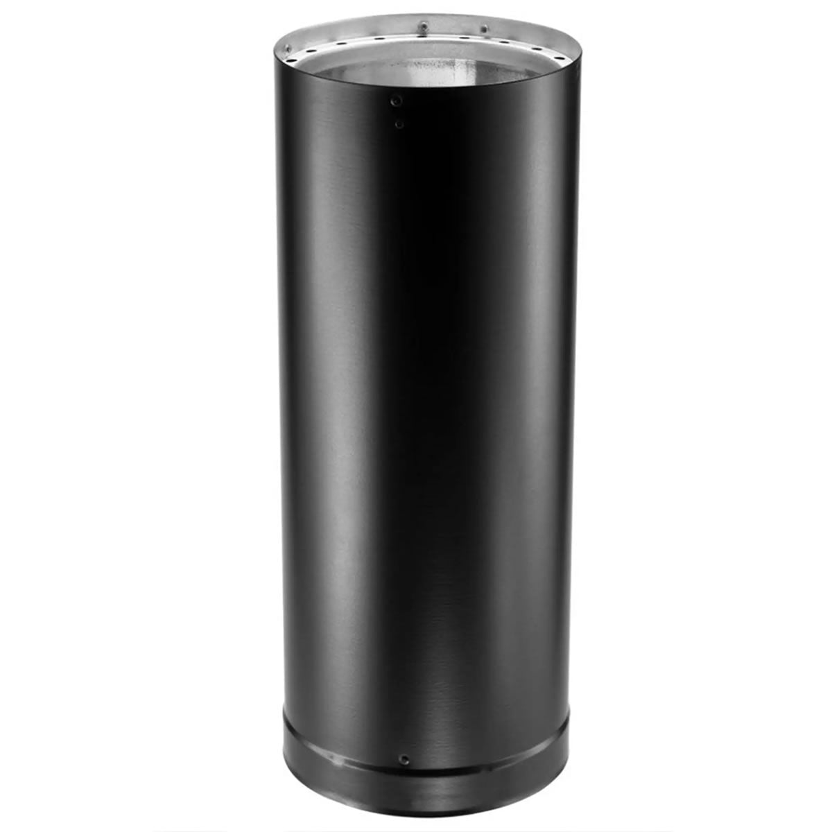 6" x 48" DVL Double-Wall Black Stove Pipe - 6DVL-48