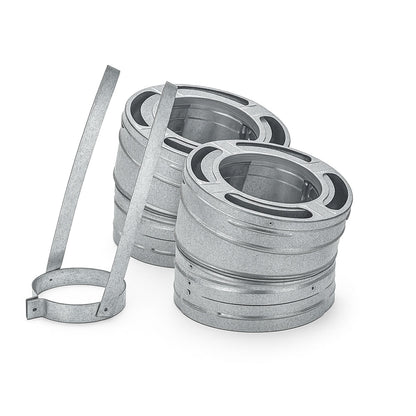 8" DuraPlus 15 Degree Galvanized Elbow Kit - 8DP-E15