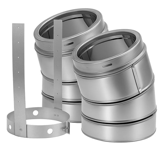 8" DuraTech 30 Degree Stainless Steel Elbow Kit - E30KSS