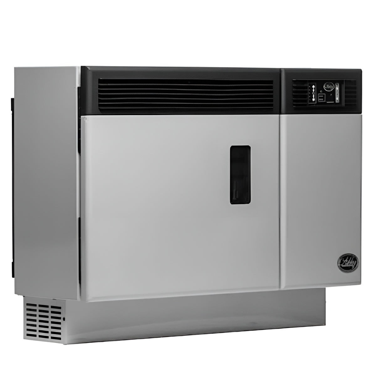 US Stove Wall Mount Direct Vent Pellet Stove with 28 lb Hopper and Remote