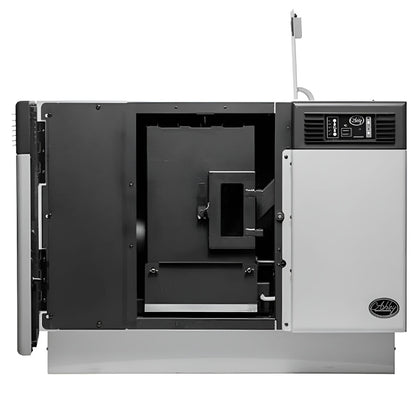 US Stove Wall Mount Direct Vent Pellet Stove with 28 lb Hopper and Remote