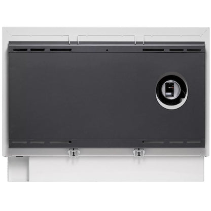 US Stove Wall Mount Direct Vent Pellet Stove with 28 lb Hopper and Remote