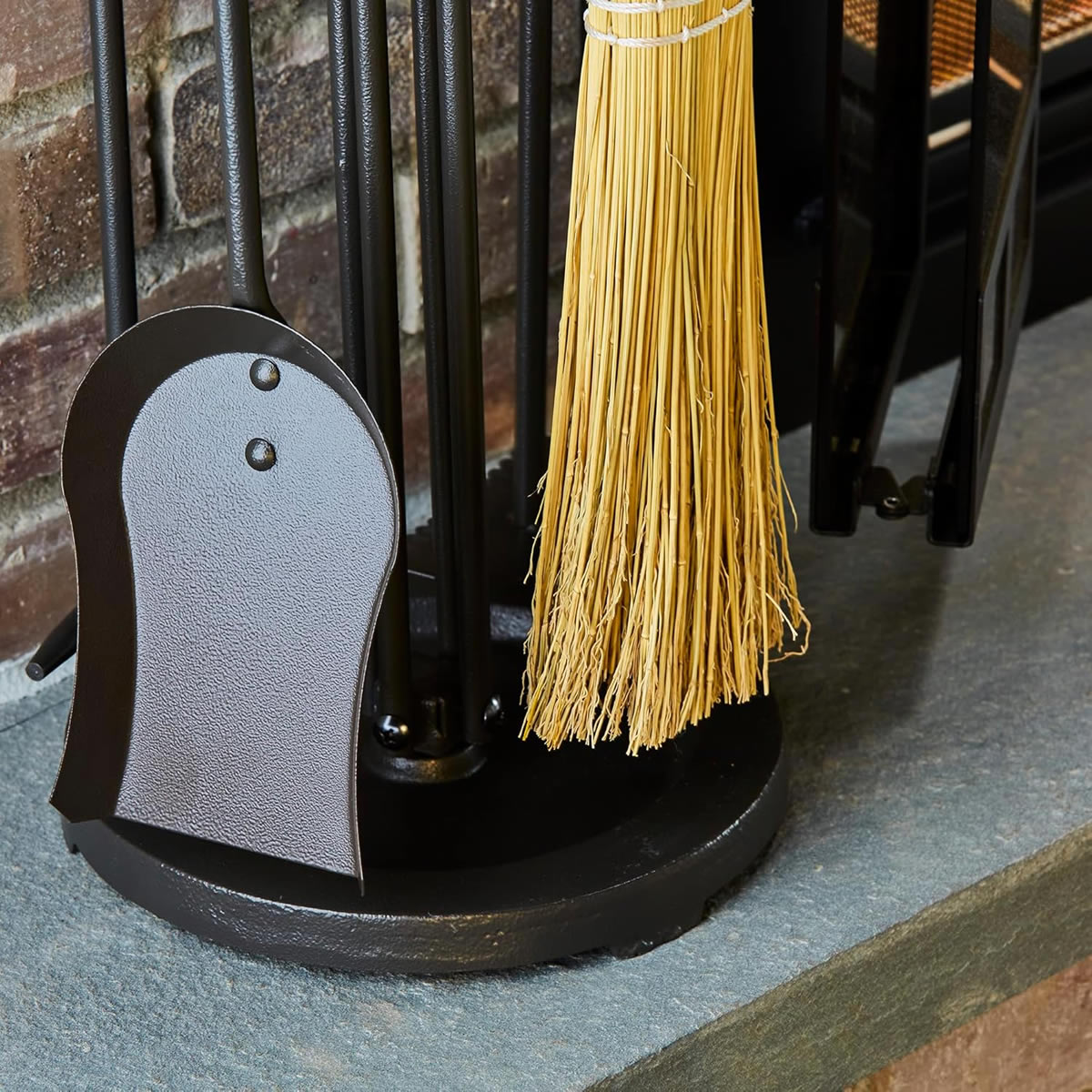 5 Piece Olde World Iron Mini Fireset