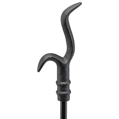 37" Poker With Key Handle - Black