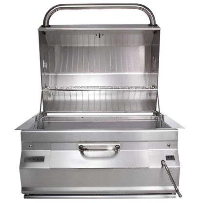 FireMagic Legacy Charcoal 24" Stainless Steel Built-In Grill - 12SC01CA