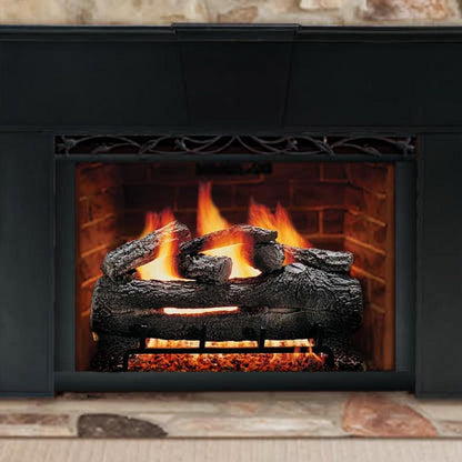 Hargrove 18 Natural Gas Fire Oak Vented Gas Log Set