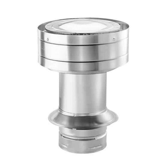 4" x 6 5/8" DirectVent Pro Extended Vertical Termination Cap - 46DVA-VCE
