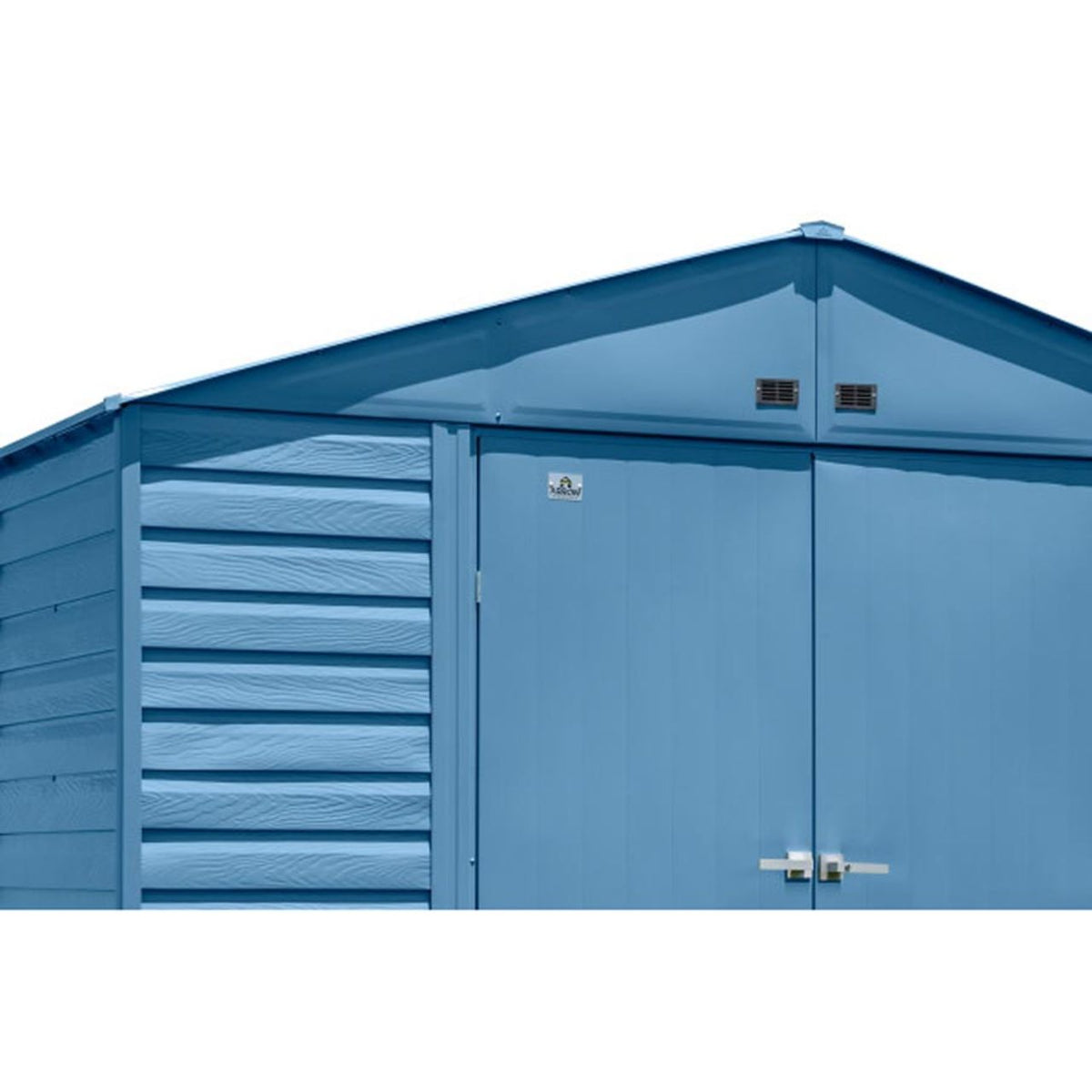 Arrow Select 8' x 6' Steel Storage Shed - Blue Gray