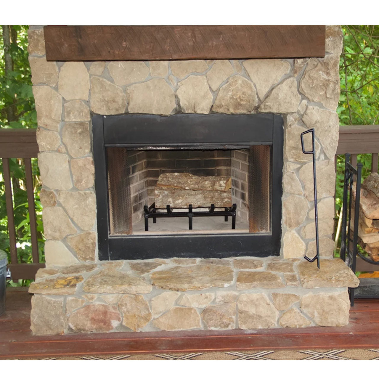 33" Super Heavy Duty Tapered Fireplace Grate