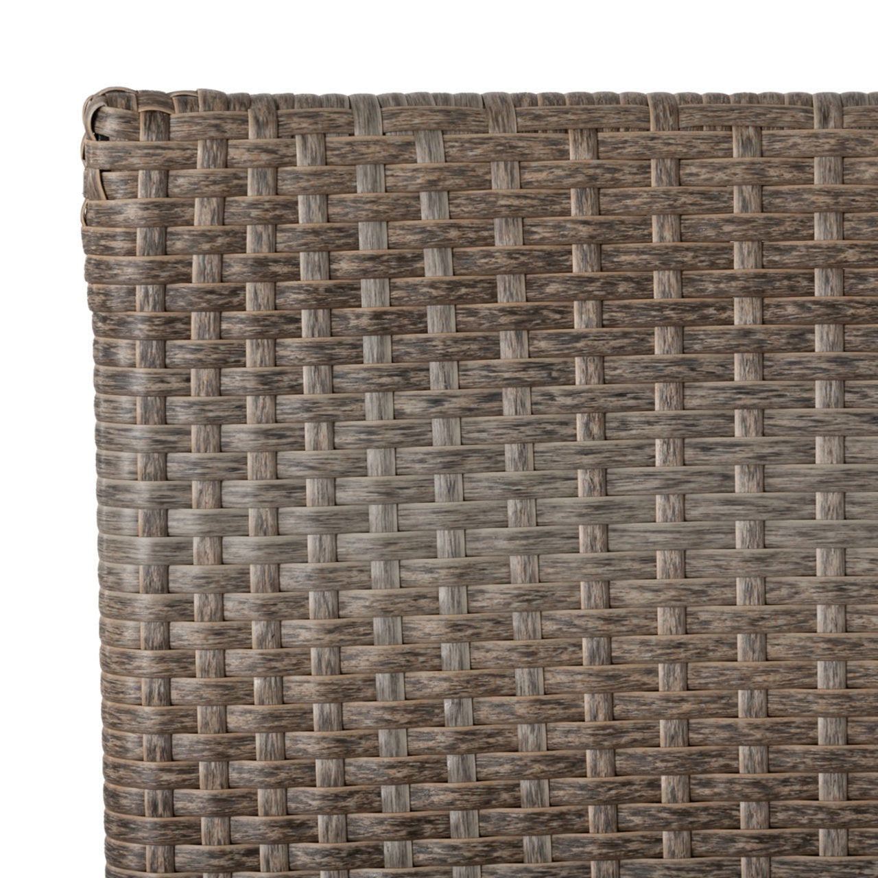Fire Sense Weathered Gray Morgan Outdoor Wicker Stacking Chair - Set of 2 - 65254 (64529)