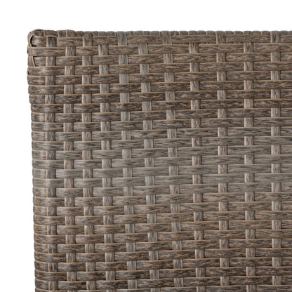 Fire Sense Weathered Gray Morgan Outdoor Wicker Stacking Chair - Set of 2 - 65254 (64529)