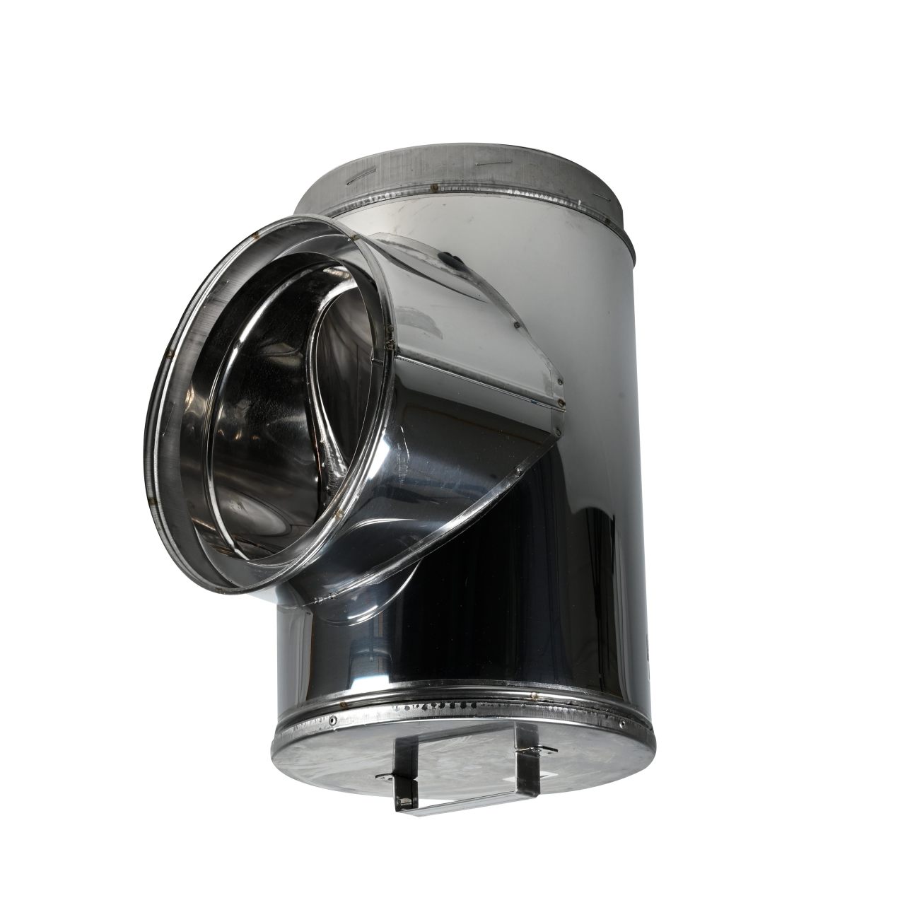 8" DuraTech Stainless Steel Standard Tee with Cap - 8DT-STSS