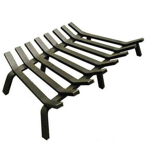 28" Black Lifetime Fireplace Grate - Extra Heavy-Duty