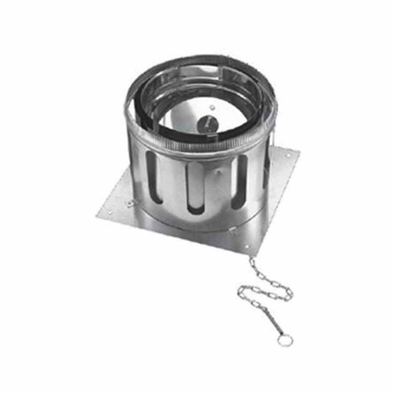 16'' DuraChimney II Anchor Plate with Damper - 16DCA-APD