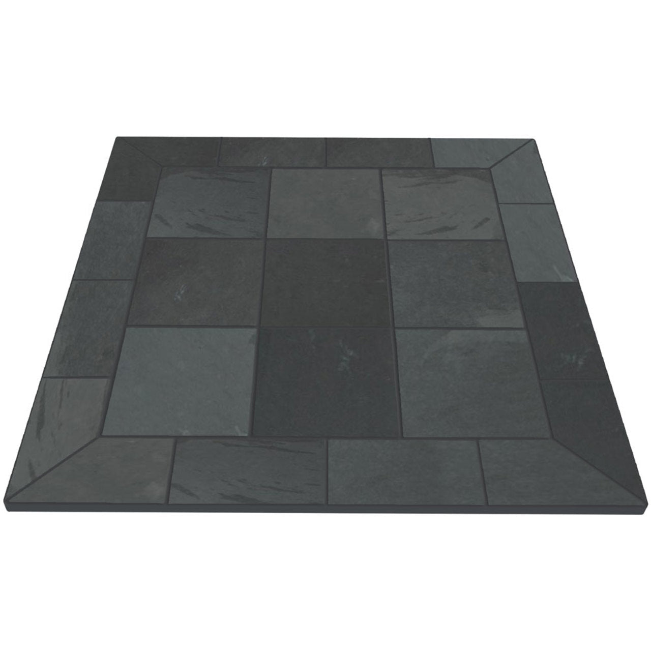 WoodEze Smokey Grey Slate 40" x 40" Wall Board
