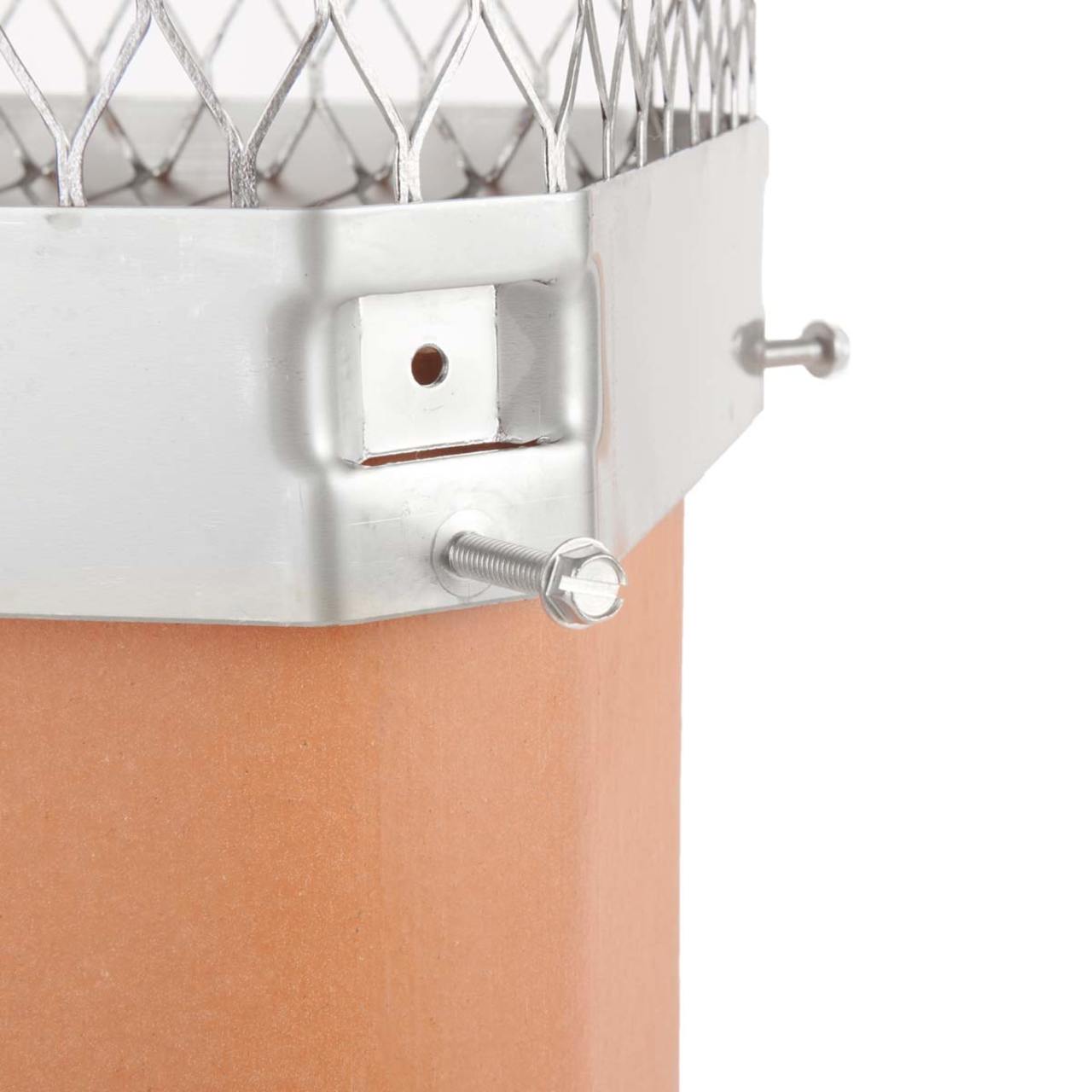15" x 15" Stainless Steel Single Flue Chimney Cap