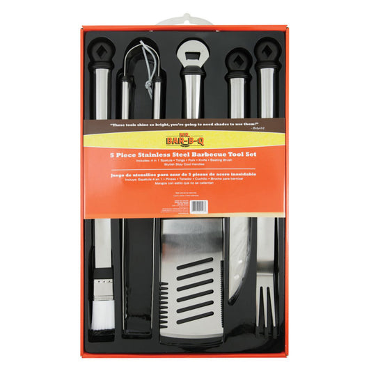 Mr. Bar-B-Q Oval Barbecue Tool Set - 5 Pieces