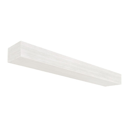 48" Zachary Non-Combustible Fireplace Shelf by Pearl Mantels - Whitewash Finish