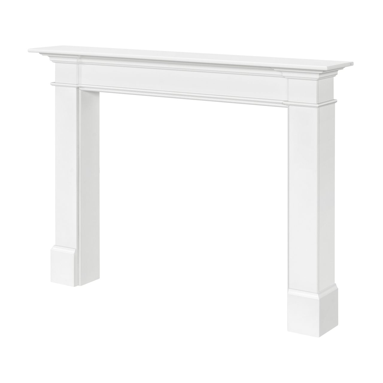 56" Radford MDF Fireplace Mantel by Pearl Mantels - White Paint Finish