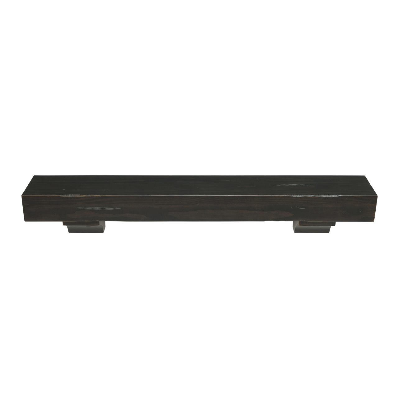 60" Shenandoah Fireplace Shelf by Pearl Mantels - Espresso Distressed Finish
