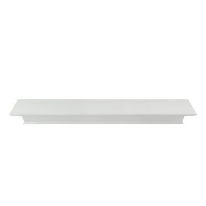 72" Henry MDF Fireplace Shelf by Pearl Mantels - White Paint Finish