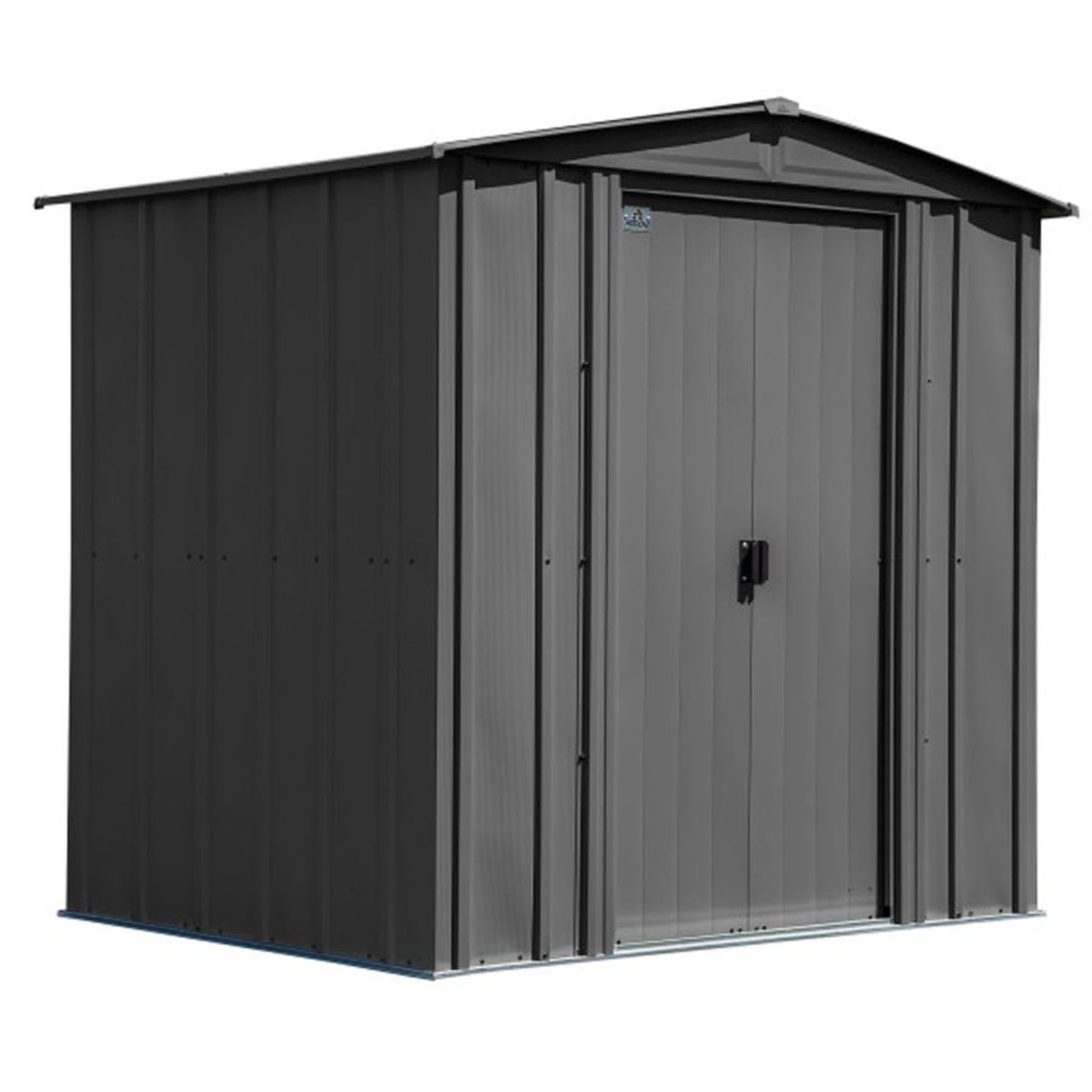 Arrow Classic Steel Storage Shed 6' x 5' -  Charcoal