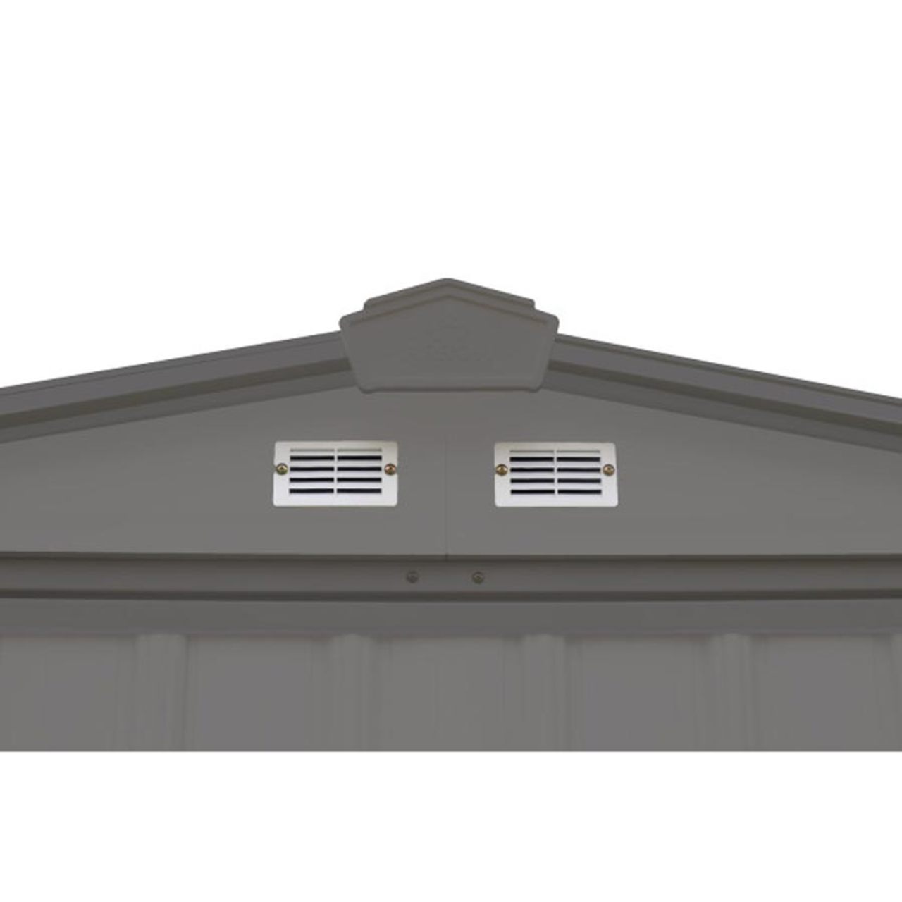 EZEE Low Gable - Galvanized Steel 6' x 5' Storage Shed - Charcoal