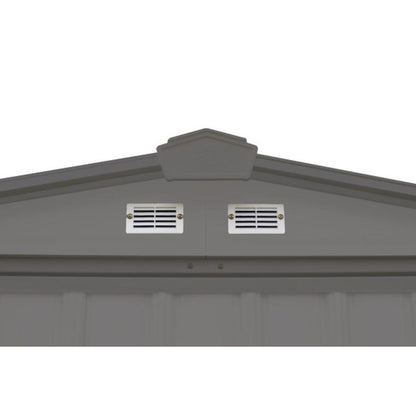 EZEE Low Gable - Galvanized Steel 6 x 5 Storage Shed - Charcoal