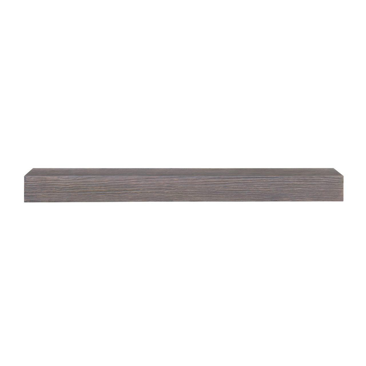72" Zachary Non-Combustible Fireplace Shelf by Pearl Mantels - Natural Wood Look w/ Little River Finish