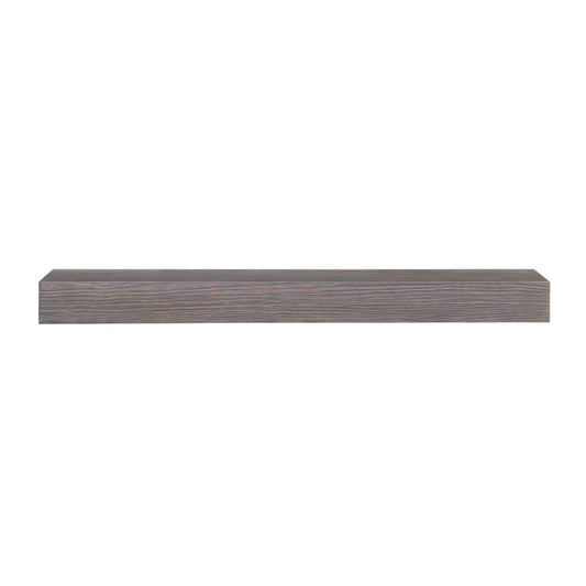 72" Zachary Non-Combustible Fireplace Shelf by Pearl Mantels - Natural Wood Look w/ Little River Finish
