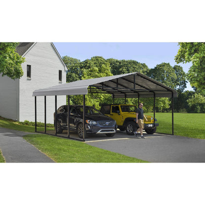Arrow 20 x 20 x 9 Carport - Eggshell
