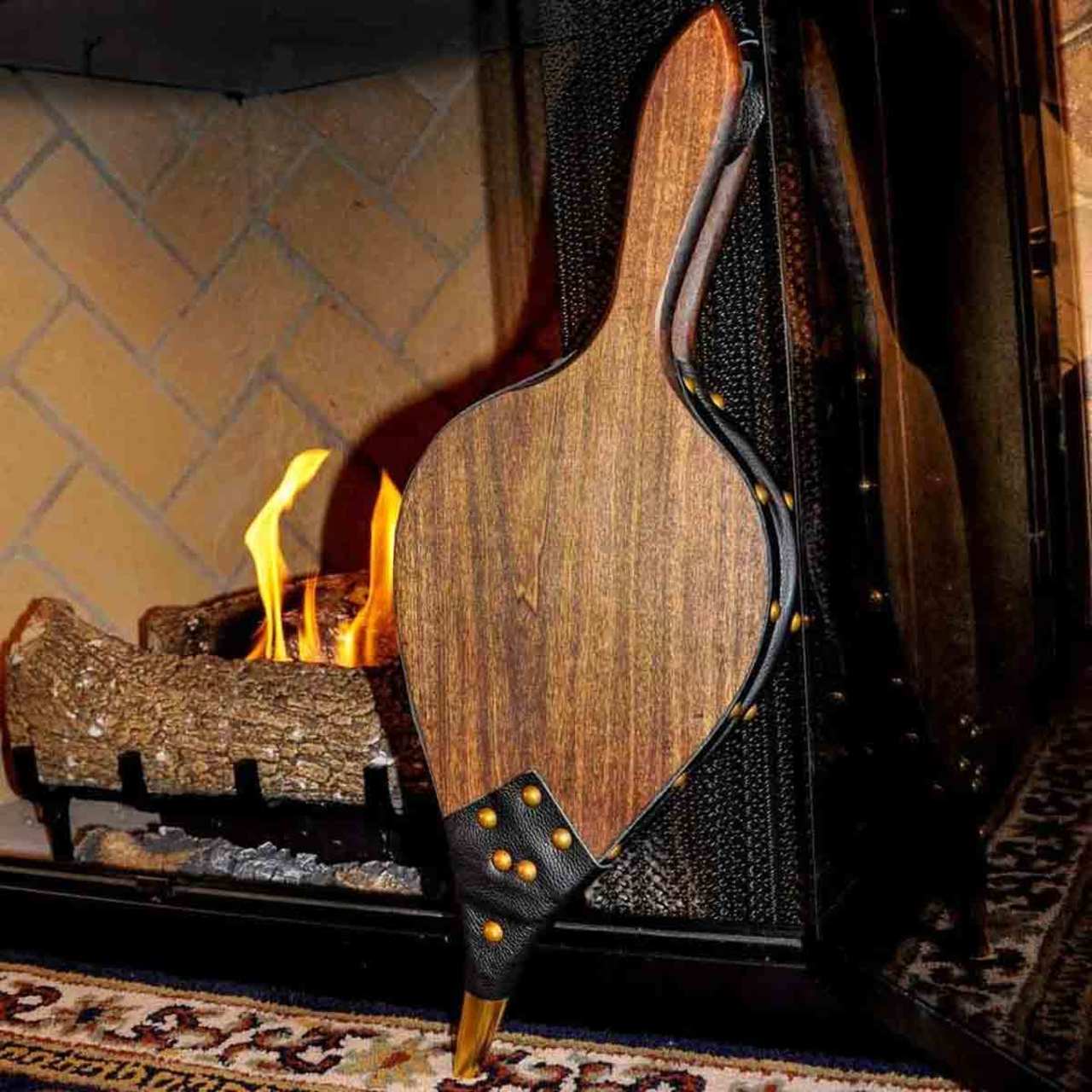 Johnny Beard Large Twin Valve Walnut Bellows
