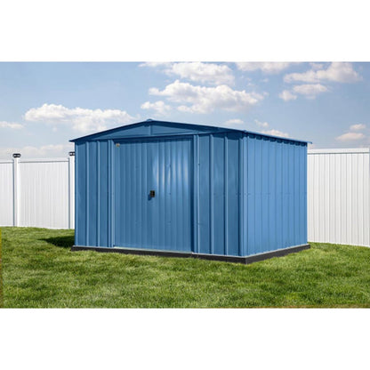 Arrow Classic Steel Storage Shed  10' x 8' Blue Gray
