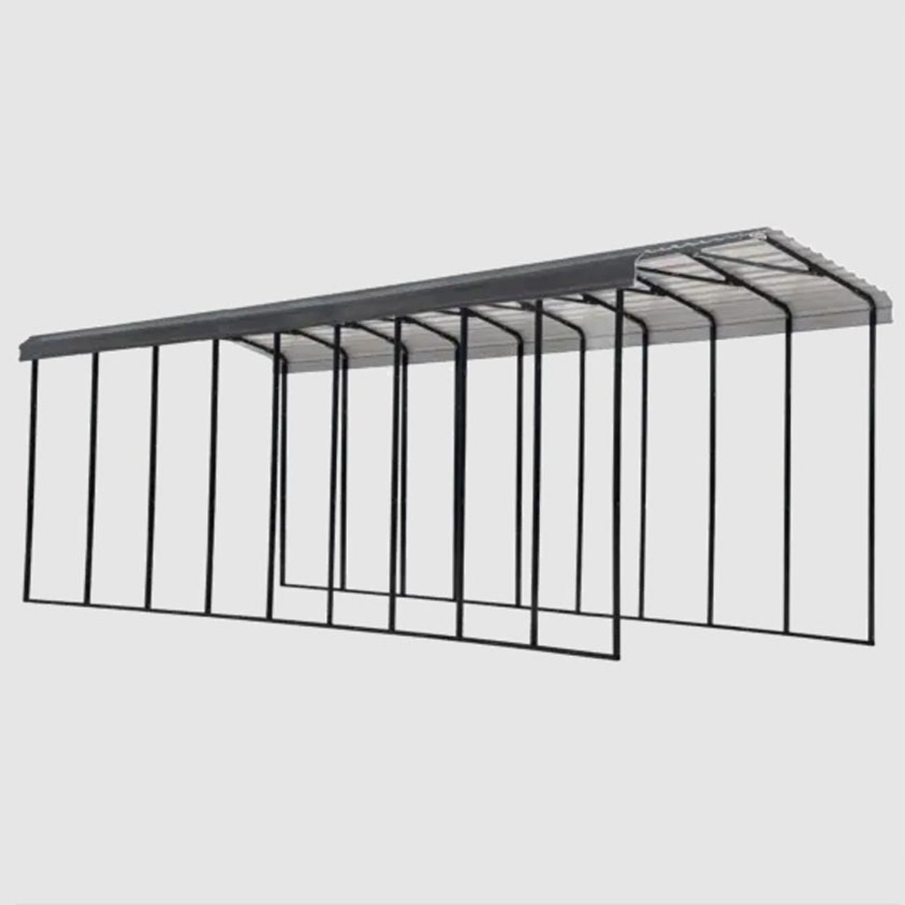 Arrow RV Carport 14 x 42 x 14 Ft. - Charcoal