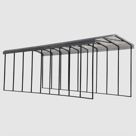 Arrow RV Carport 14 x 42 x 14 Ft. - Charcoal