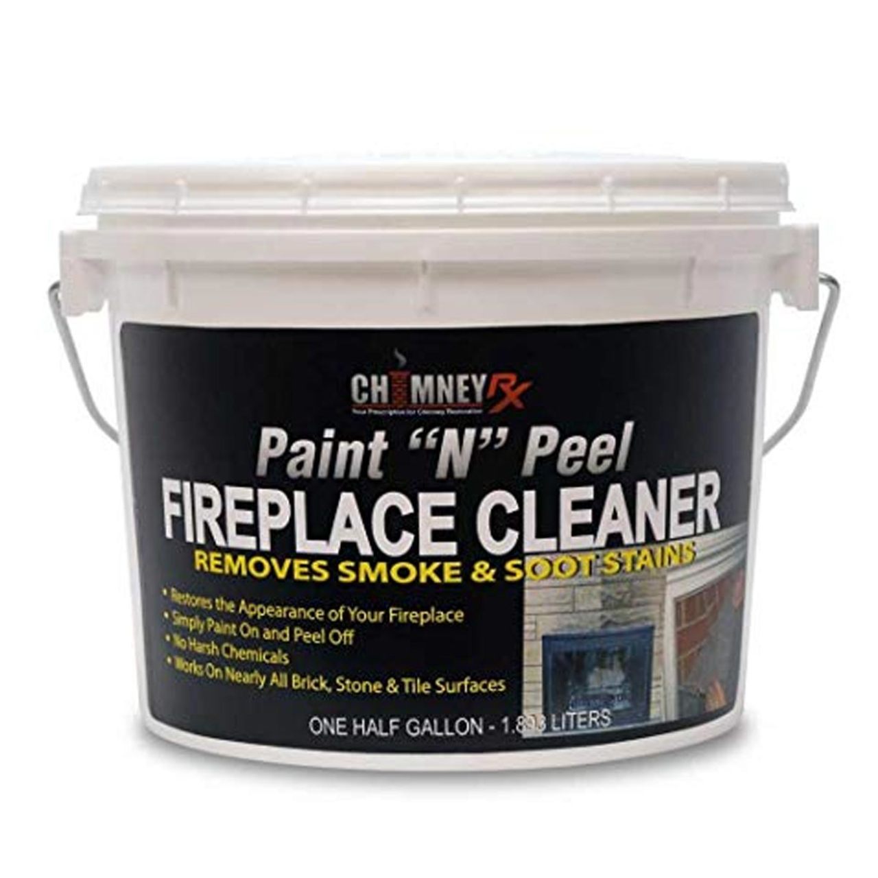 ChimneyRX Paint and Peel Fireplace Cleaner - 1/2 Gallon