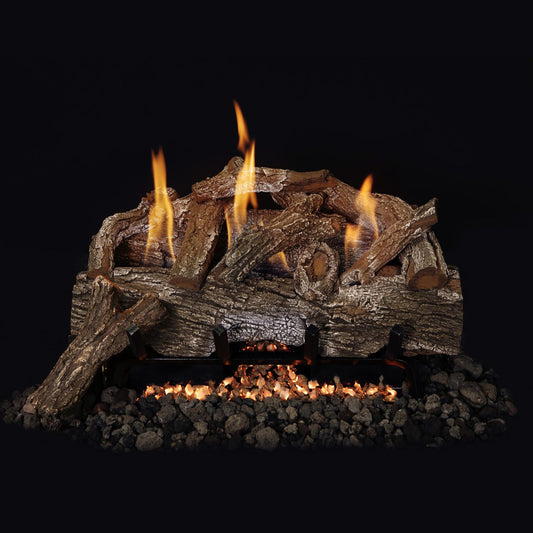 Grand Canyon 30" Red Oak Gas Log Set - Vent Free
