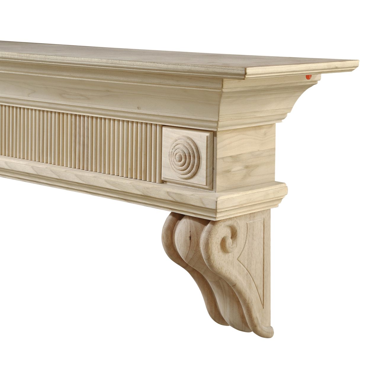 72" Devonshire Unfinished Fireplace Shelf by Pearl Mantels