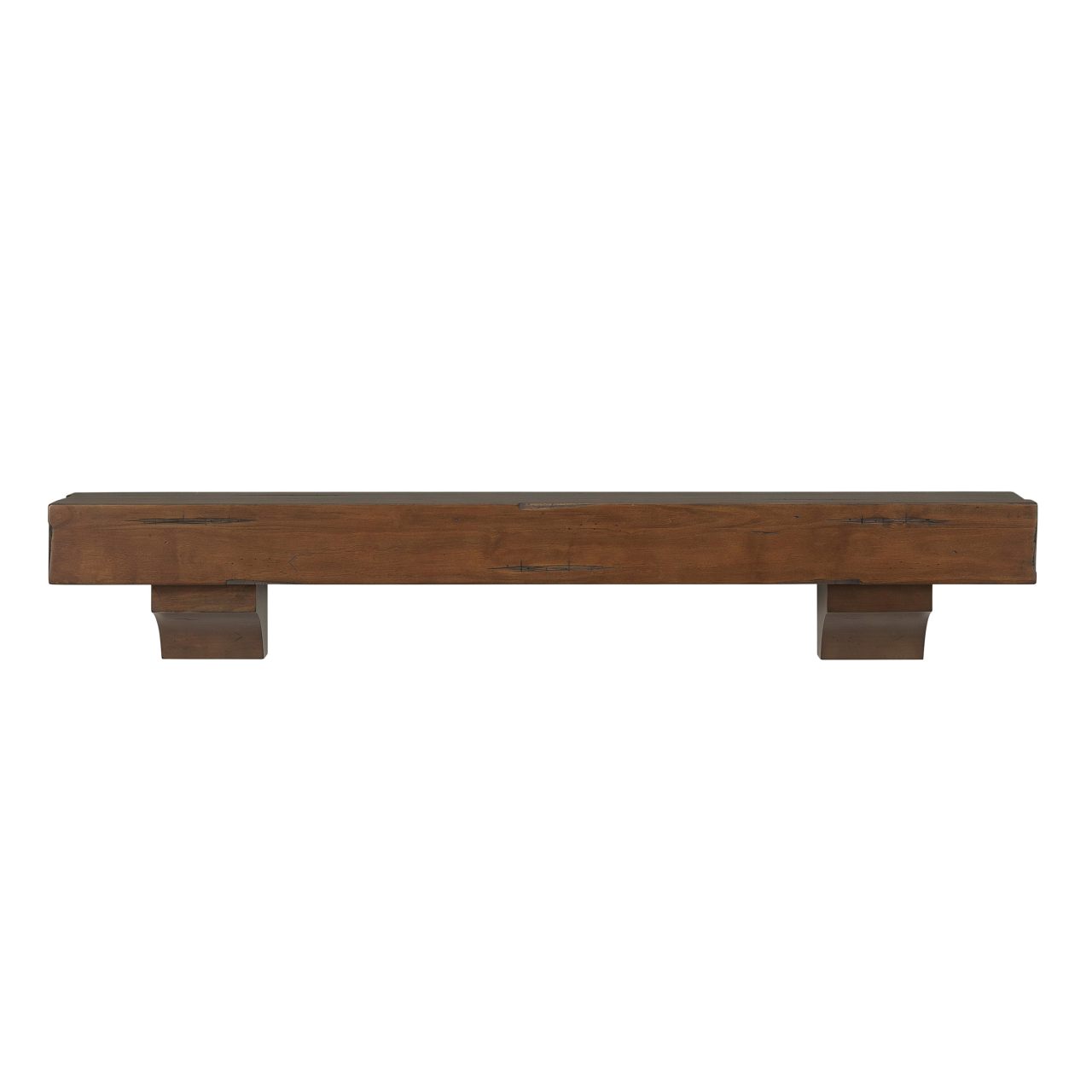 72" Shenandoah Fireplace Shelf by Pearl Mantels - Cherry Distressed Finish