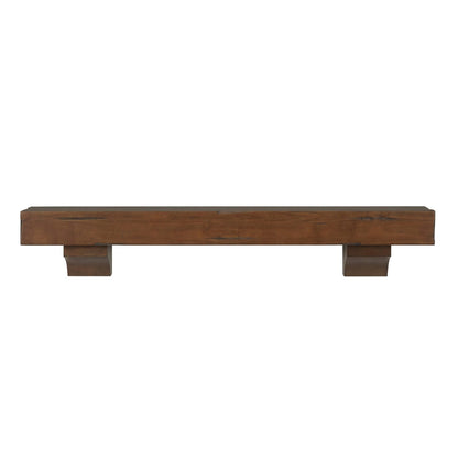 72" Shenandoah Fireplace Shelf by Pearl Mantels - Cherry Distressed Finish