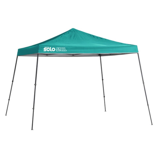Solo Steel 90 11' x 11' Slant Leg Canopy - Turquoise