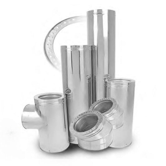 6" X 12" Ventis Class-A Stainless Steel Chimney Pipe - VA316-0612