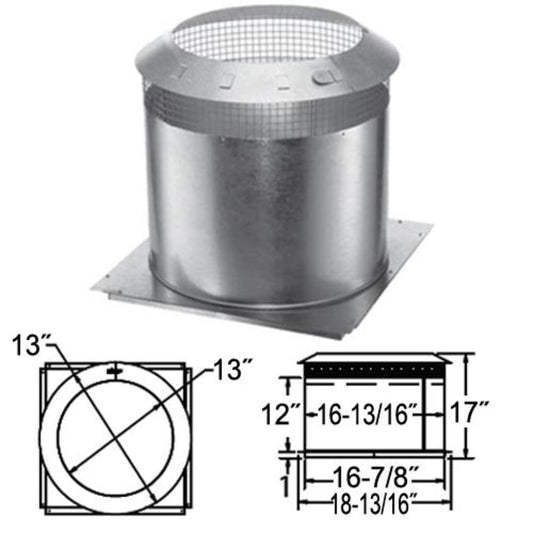 10'' DuraChimney II Attic Insulation Shield - 10DCA-IS