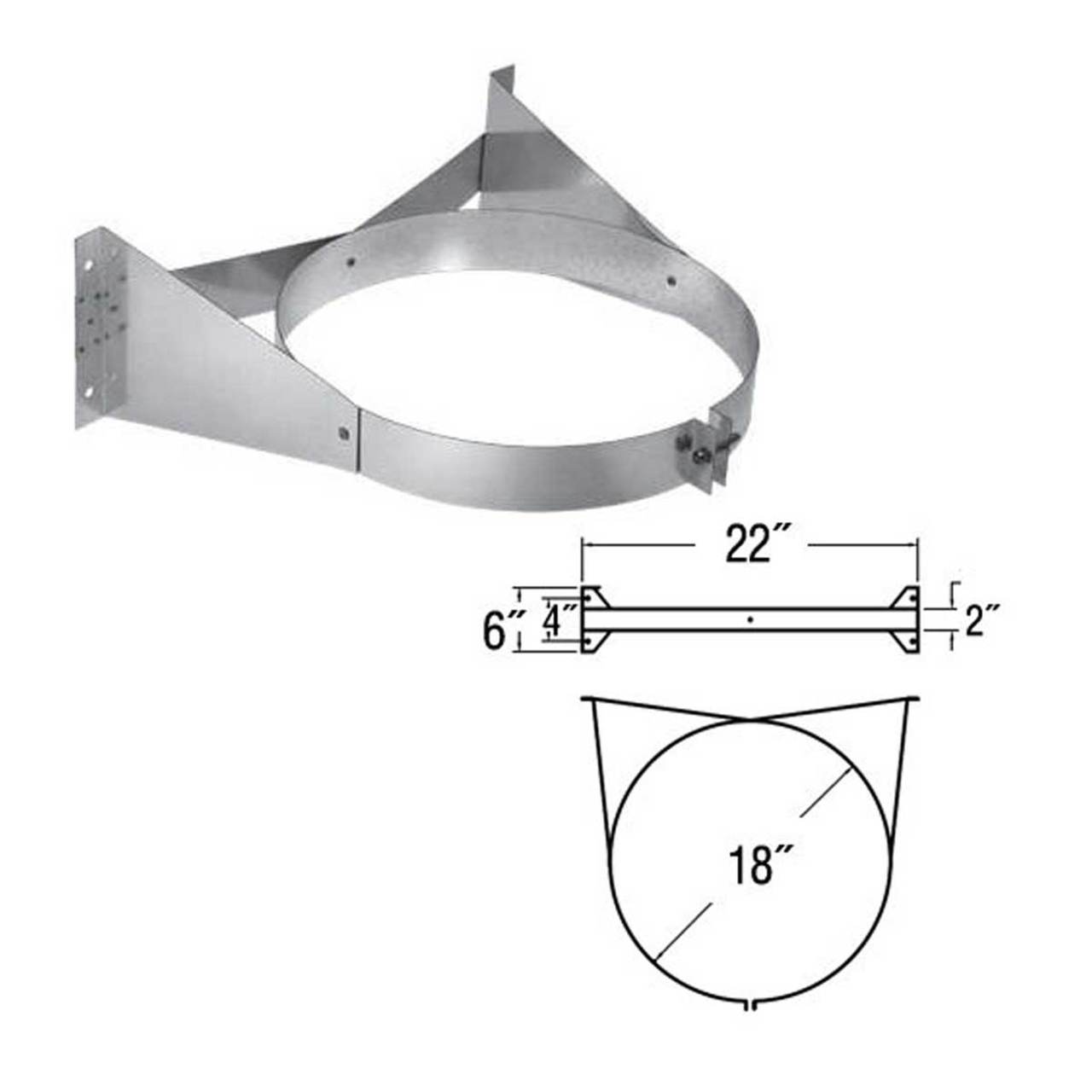 16" DuraTech Wall Strap - 16DT-WS