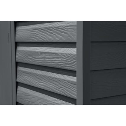 Arrow Select 10 x 14 Steel Storage Shed -  Charcoal