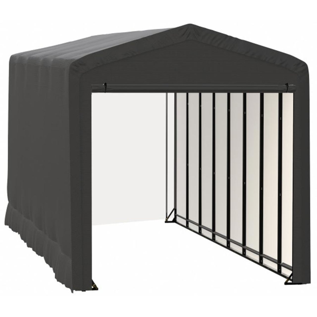 ShelterTube 14' x 36' x 16'  Wind & Snow-Load Rated Garage - Gray