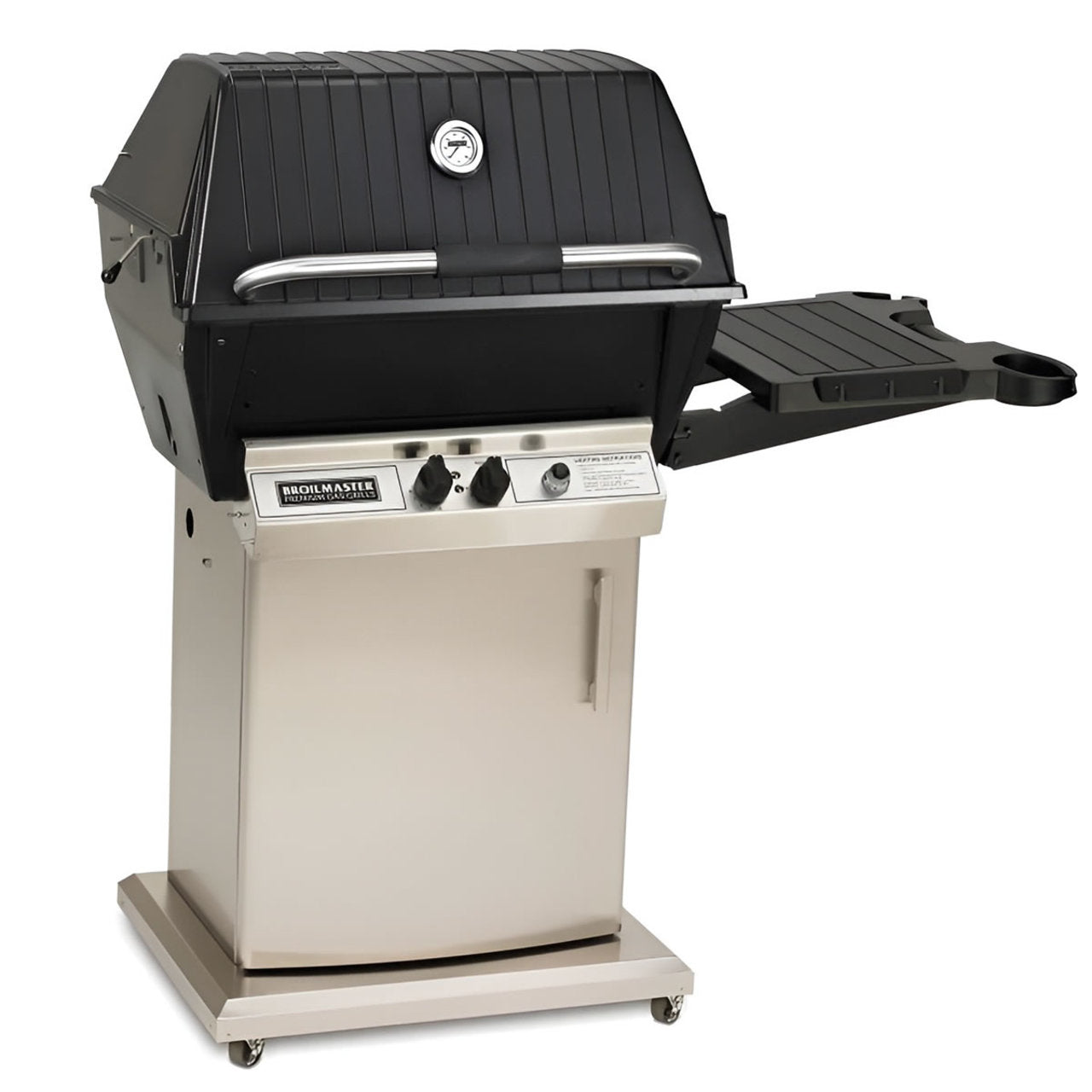 Broilmaster Premium LP Gas Grill Package With Stainless Steel Cart Base - P3PK5